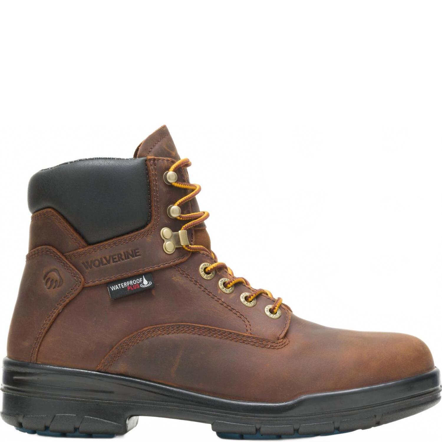 New Wolverine Men's Durashocks Sr 6" Work Boot In Brown